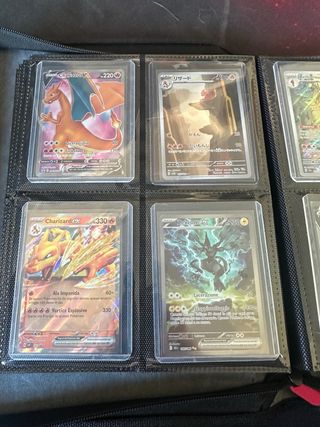 Lotto Carte Pokémon Charizard EX Zekrom EX
