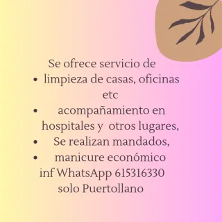 Servicio de limpieza