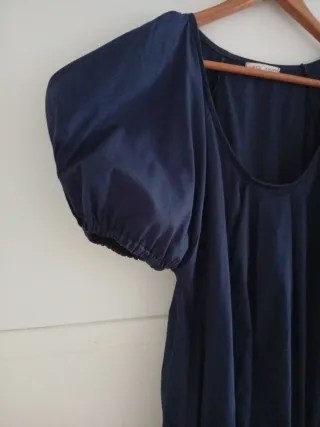 Vestido azul marino Nora Izagirre