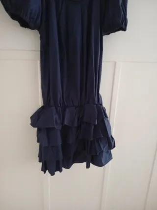 Vestido azul marino Nora Izagirre