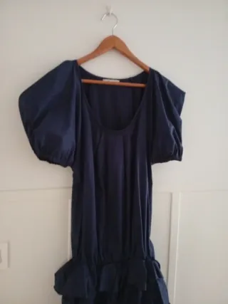 Vestido azul marino Nora Izagirre