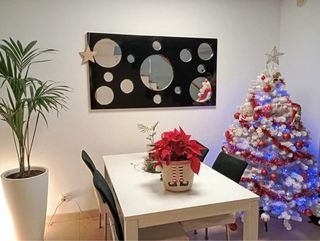 Espejo Decorativo Negro Lacado