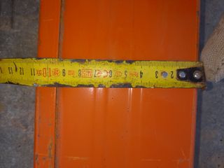 Barras  naranjas estantería mecalux