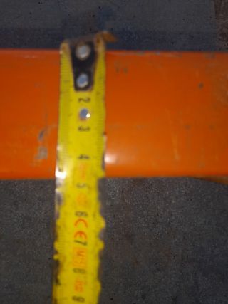 Barras  naranjas estantería mecalux