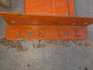 Barras  naranjas estantería mecalux