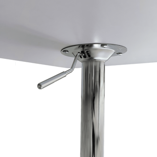 TAVOLO BAR LUKE NERO E CROMATO QUADRATO