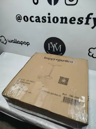 TAVOLO BAR LUKE NERO E CROMATO QUADRATO