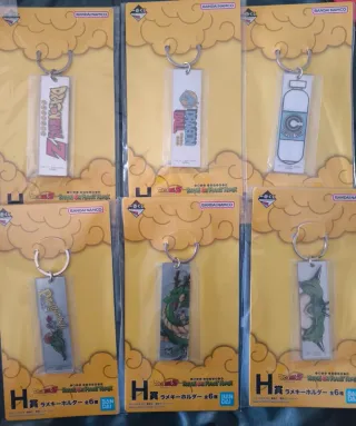 Colección 6 llaveros Dragon Ball H Prize
