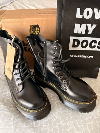 Botas Dr. Martens Plataforma Negras