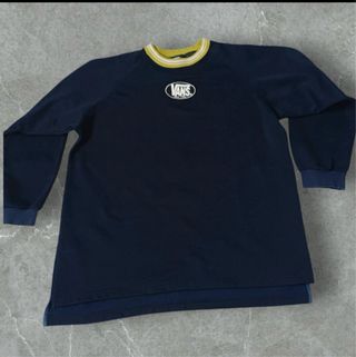 Maglione Vans vintage lana blu giallo