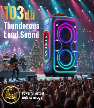 Altavoz Bluetooth Portátil Potente 200W