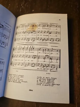 Libro de música Canciones Rafael Benedito