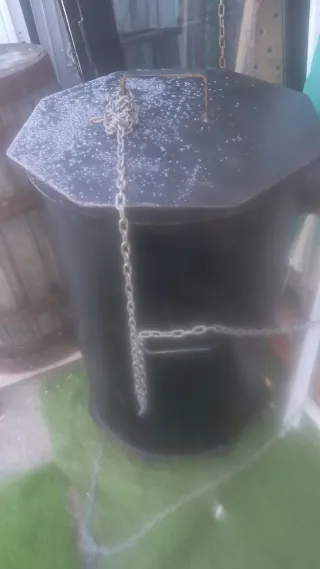 Estufa de leña grande