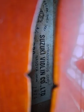 Violín Suzuki 4/4 Nagoya Japón 1975 N330