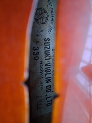 Violín Suzuki 4/4 Nagoya Japón 1975 N330