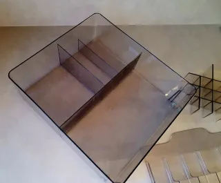 Caja organizadora compartimentos Ikea Vislaan gris