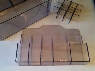 Caja organizadora compartimentos Ikea Vislaan gris