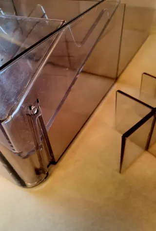 Caja organizadora compartimentos Ikea Vislaan gris