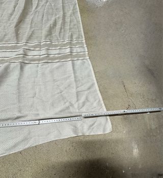 Coppia Tende Eleganti Beige/Bianco 3,05x2,15