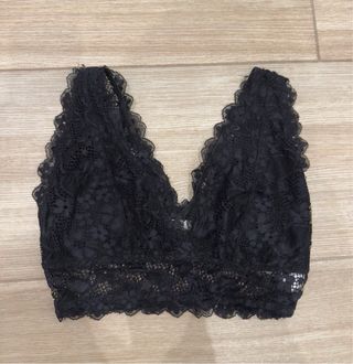 Sujetador encaje negro