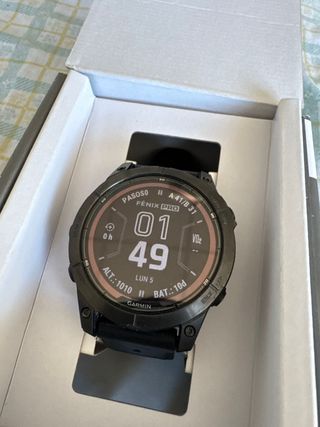 Garmin Fenix 7 Pro Sapphire Solar Negro/Plata