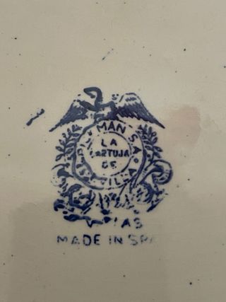 Fuente La Cartuja Sevilla Azul y Blanco