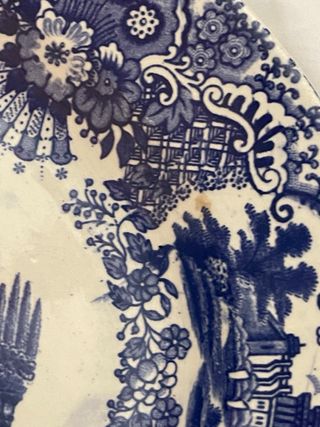 Fuente La Cartuja Sevilla Azul y Blanco