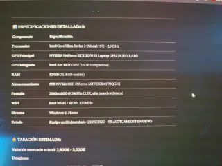 Asus Rog Zephyrus G16 Negro