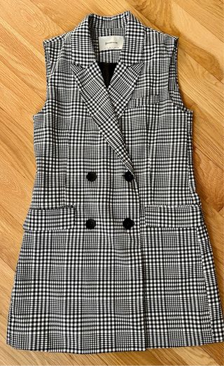 Vestido Chaleco Pata de Gallo