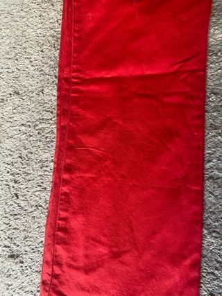 Pantalón Chino Armani Jeans Rojo Talla 38