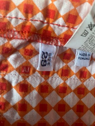 Pantalón Chino Armani Jeans Rojo Talla 38