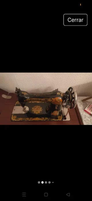 Máquina de coser Singer vintage