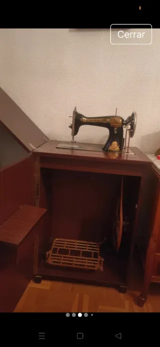 Máquina de coser Singer vintage