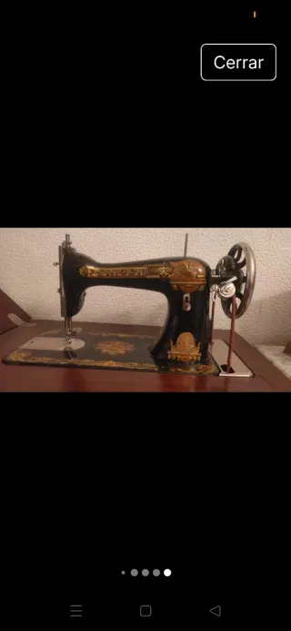 Máquina de coser Singer vintage