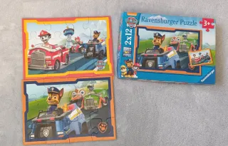 Lote 3 Puzzles Ravensburger Patrulla Canina