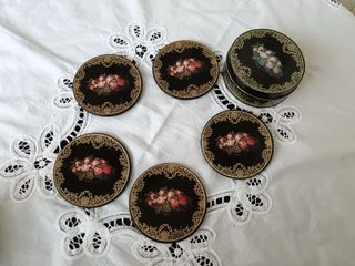 Set 5 Sottobicchieri con Scatola