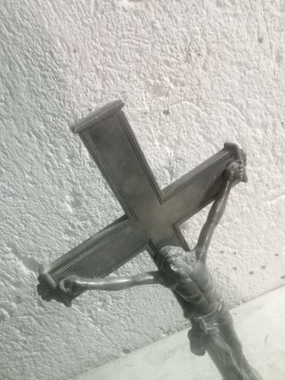 +200 AÑOS CRUZ CRISTO METAL GRANDE B E
