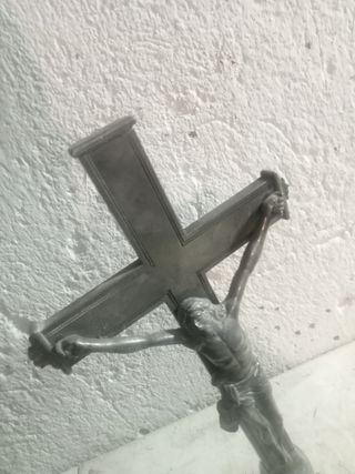 +200 AÑOS CRUZ CRISTO METAL GRANDE B E