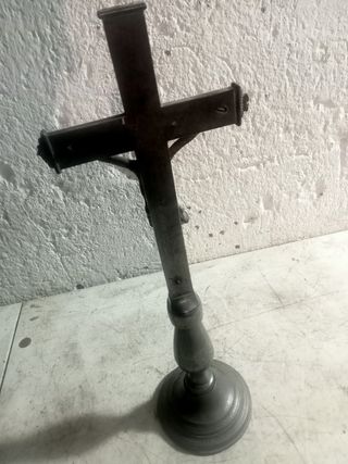 +200 AÑOS CRUZ CRISTO METAL GRANDE B E