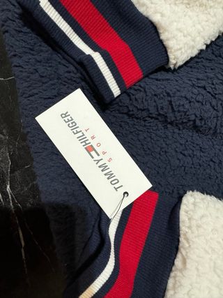 Polar Tommy Hilfiger Mujer Blanco y Azul