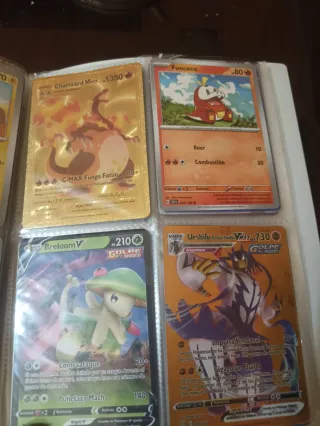 Colección cartas Pokémon V y VMAX