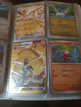 Colección cartas Pokémon V y VMAX