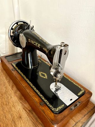 Máquina de coser Singer 15K LISTA PARA COSER