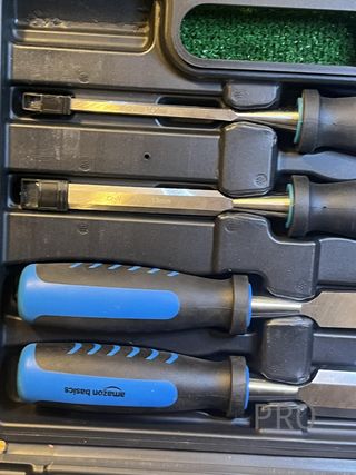 Juego de cinceles para madera Amazon Basics