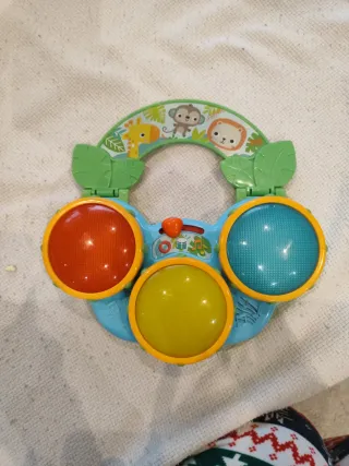 Tambor musical infantil con luces