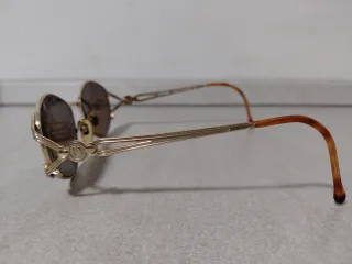 Fendi FV267 Occhiali da Sole Vintage Oro Marrone