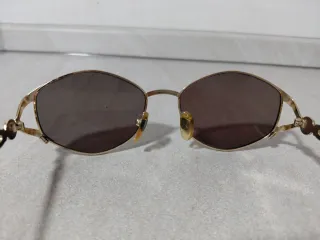 Fendi FV267 Occhiali da Sole Vintage Oro Marrone