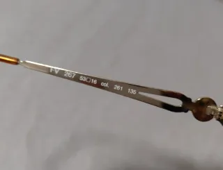 Fendi FV267 Occhiali da Sole Vintage Oro Marrone