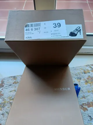 Zapatos de fiesta Menbur azules