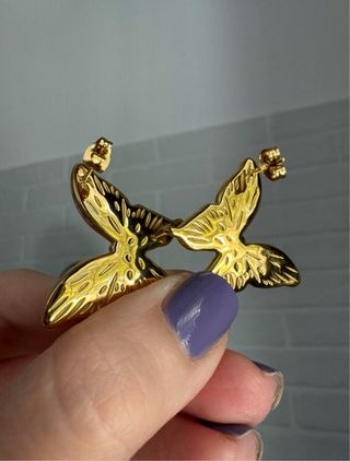 Orecchini conchiglia Abalone Placcati Oro 18K